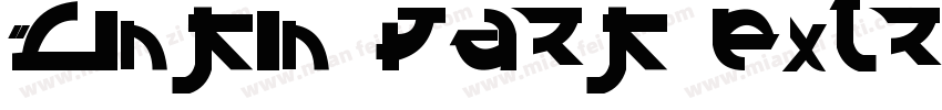 Linkin Park Extra Bo字体转换